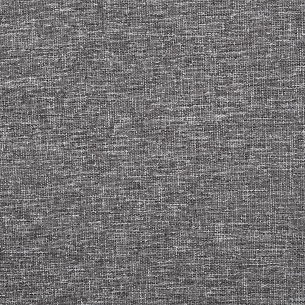 Sklopiva kolica za pse siva 100 x 49 x 96 cm od lanene tkanine