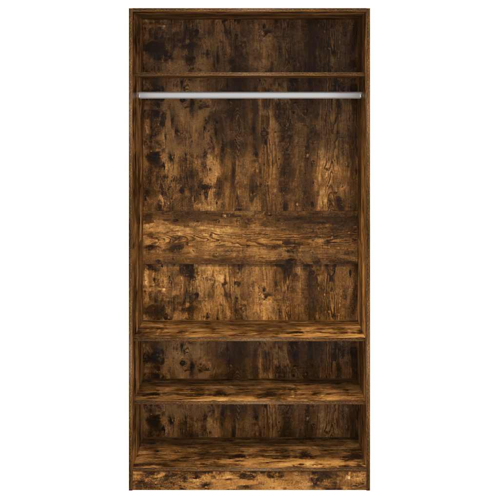 Ormar boja dimljenog hrasta 100 x 50 x 200 cm konstruirano drvo