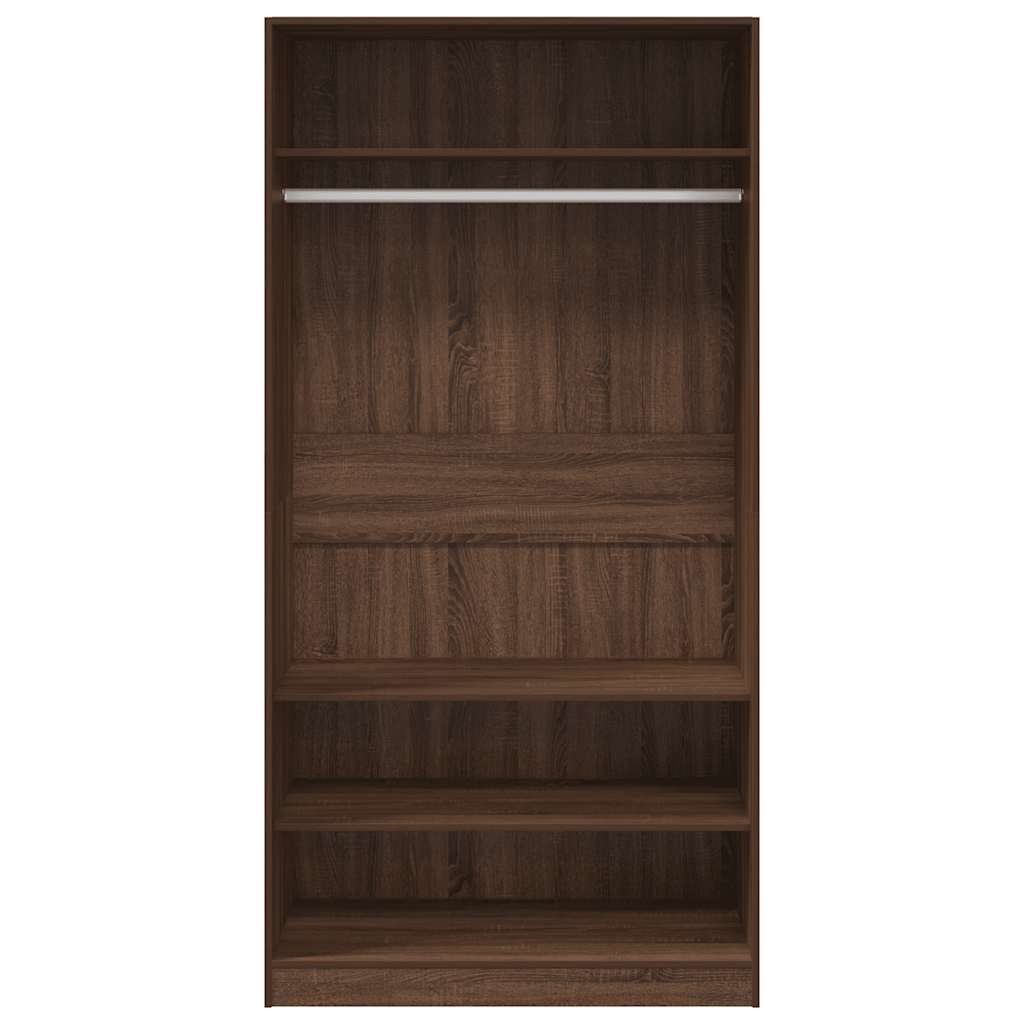 Ormar boja smeđeg hrasta 100 x 50 x 200 cm konstruirano drvo