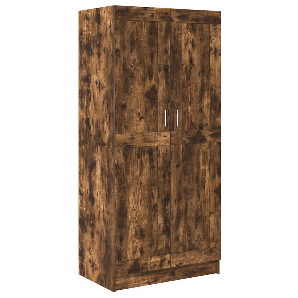 Ormar boja dimljenog hrasta 82,5x51,5x180 cm konstruirano drvo