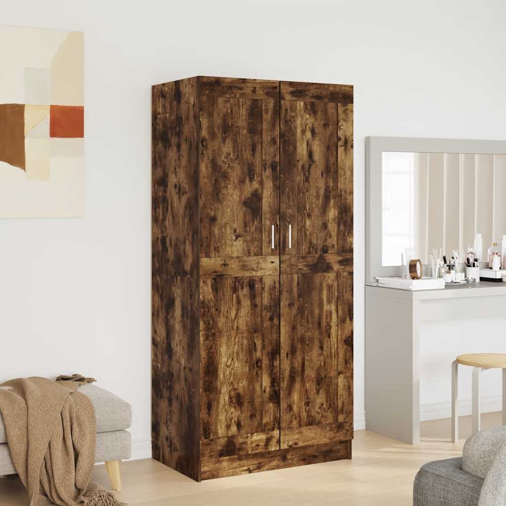 Ormar boja dimljenog hrasta 82,5x51,5x180 cm konstruirano drvo