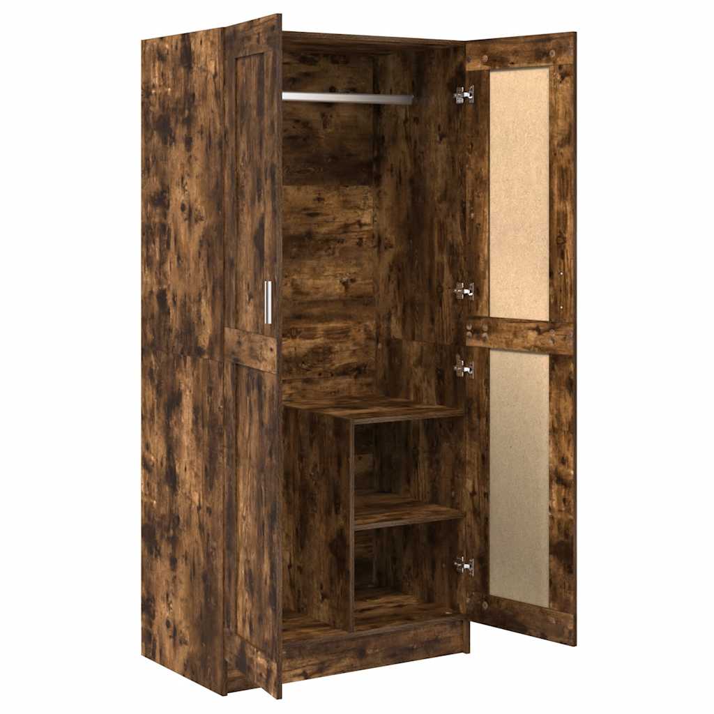 Ormar boja dimljenog hrasta 82,5x51,5x180 cm konstruirano drvo