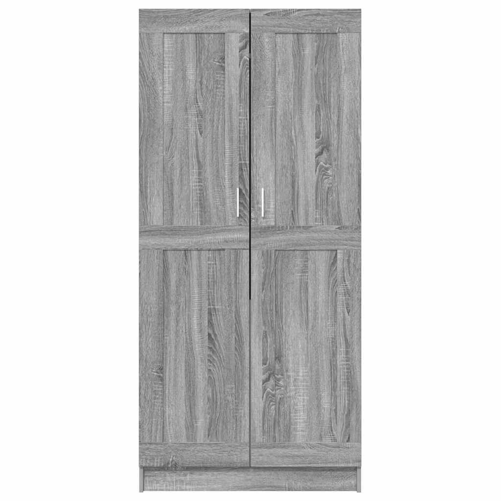 Ormar siva boja hrasta 82,5x51,5x180 cm od konstruiranog drva