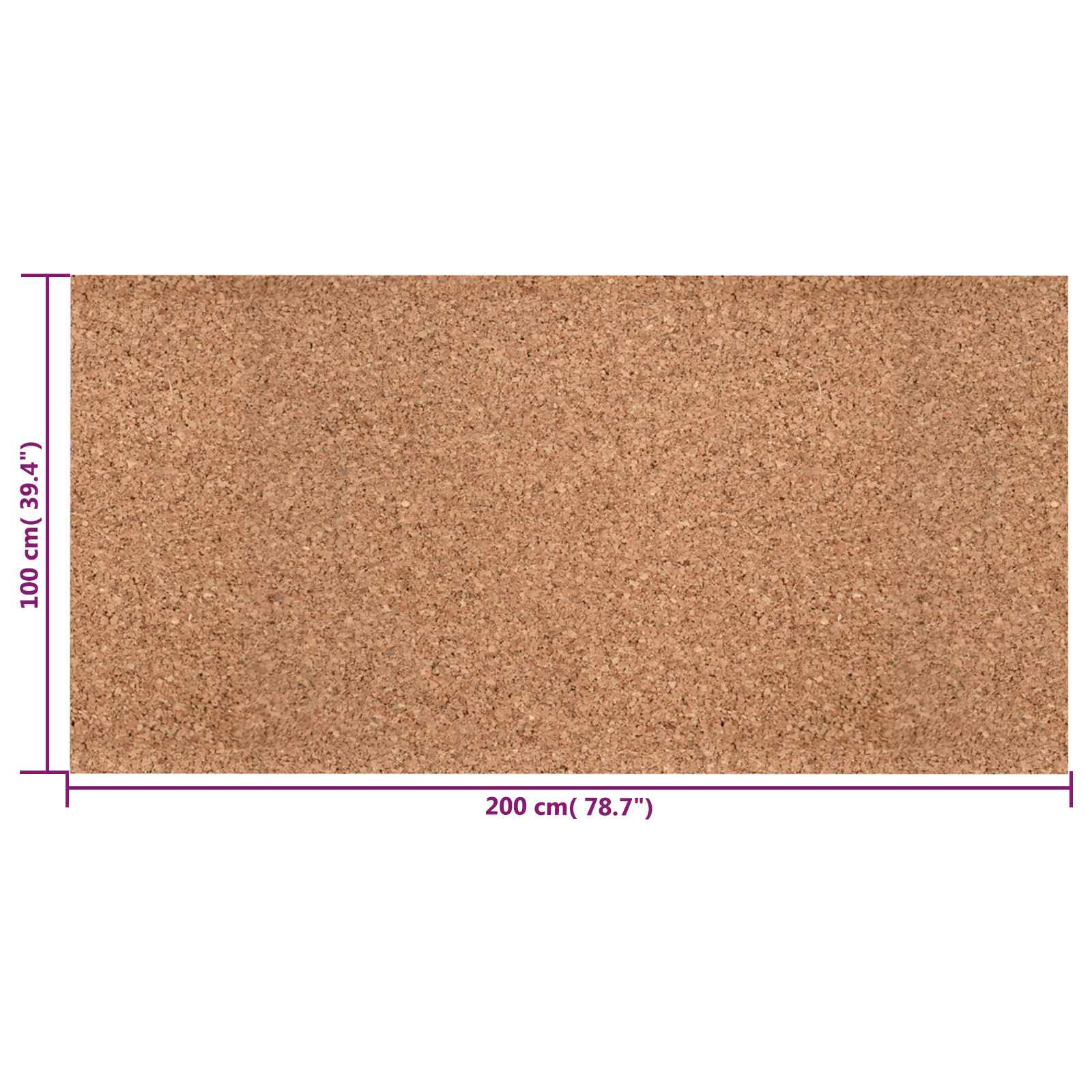 Role pluta Smeđa 100 x 200 x 0,2 cm Pluta