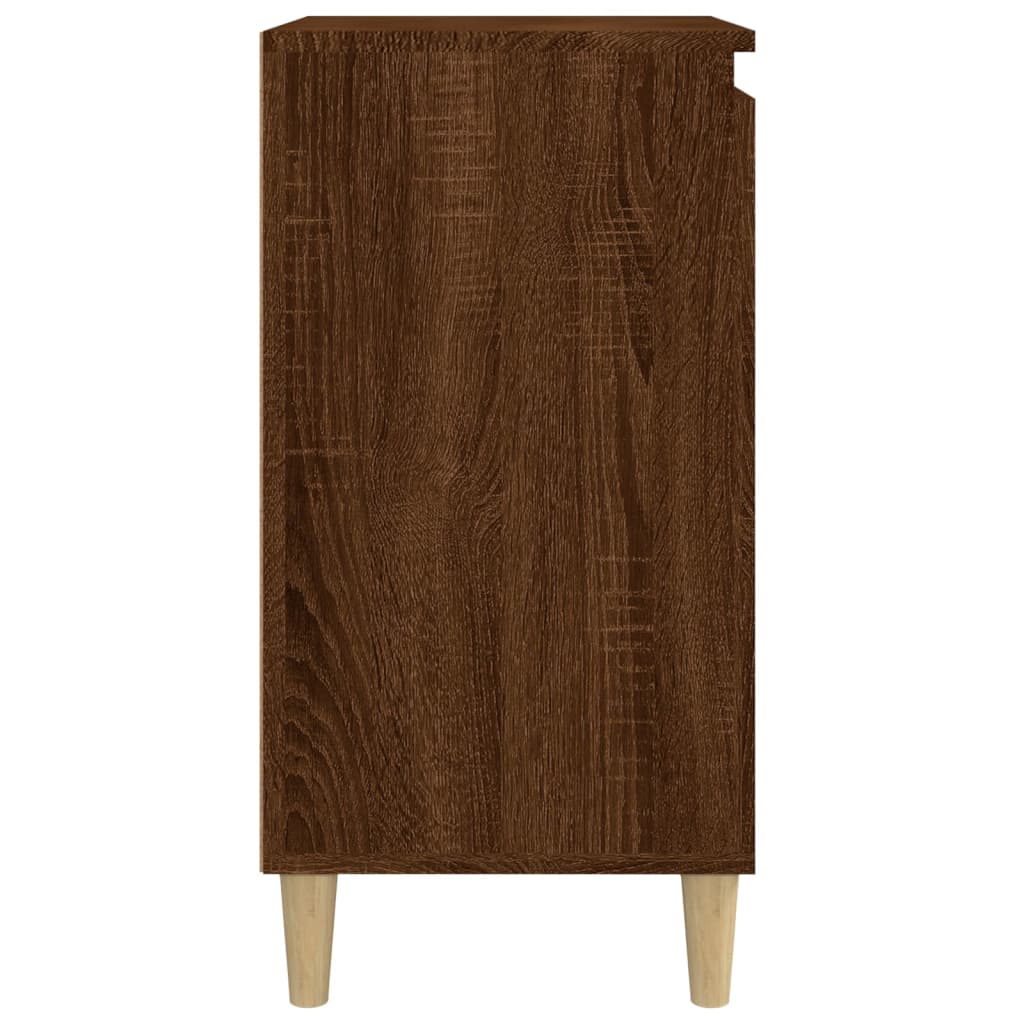 Noćni ormarići 2 kom boja hrasta 40x35x70 cm konstruirano drvo
