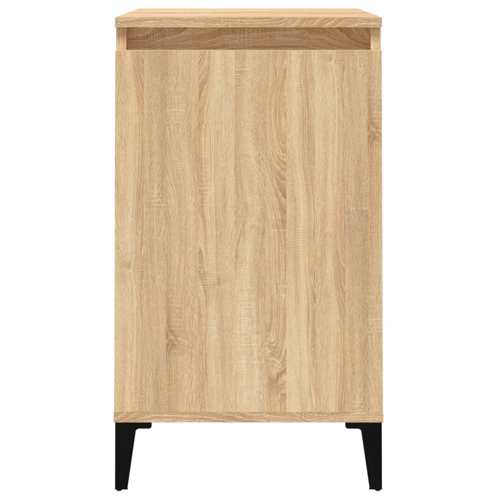Noćni ormarići 2 kom boja hrasta 40x35x70 cm konstruirano drvo