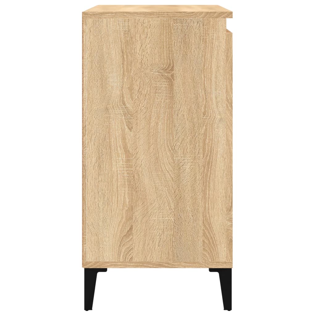 Noćni ormarići 2 kom boja hrasta 40x35x70 cm konstruirano drvo