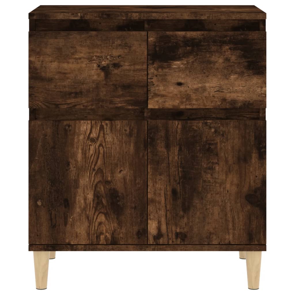 Komoda boja dimljenog hrasta 60 x 35 x 70 cm konstruirano drvo