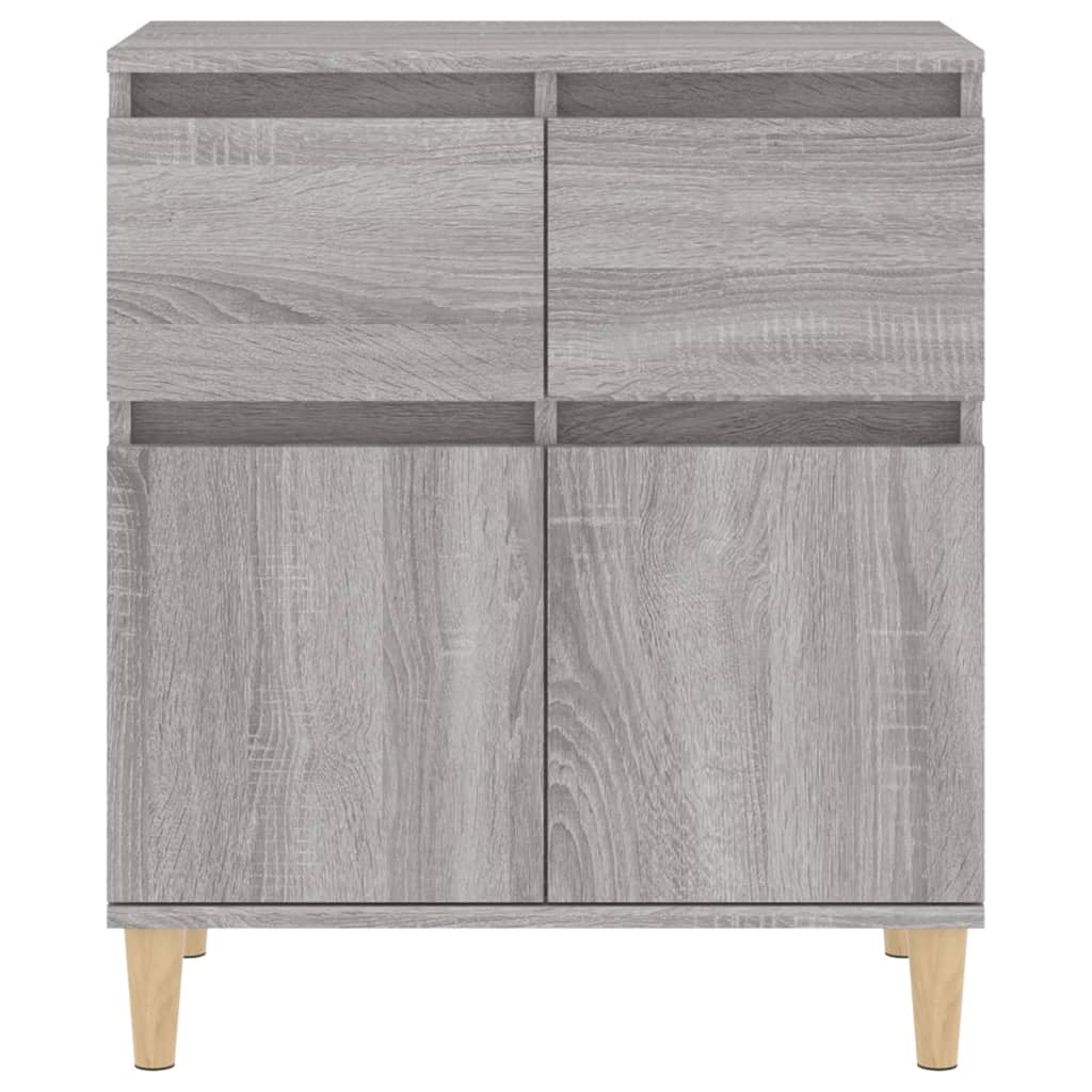 Komoda sivog hrasta sonome 60x35x70 cm od konstruiranog drva