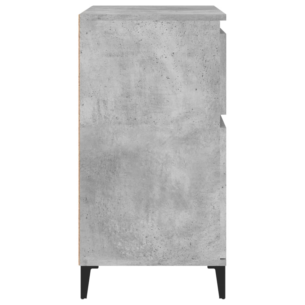 Komoda siva boja betona 60x35x70 cm od konstruiranog drva
