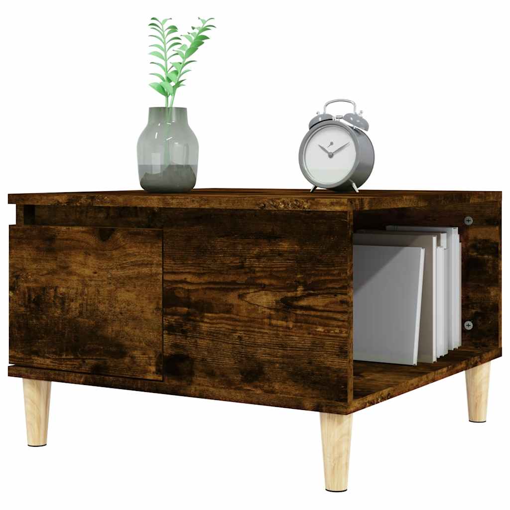 Stolić za kavu boja hrasta 55 x 55 x 36,5 cm konstruirano drvo