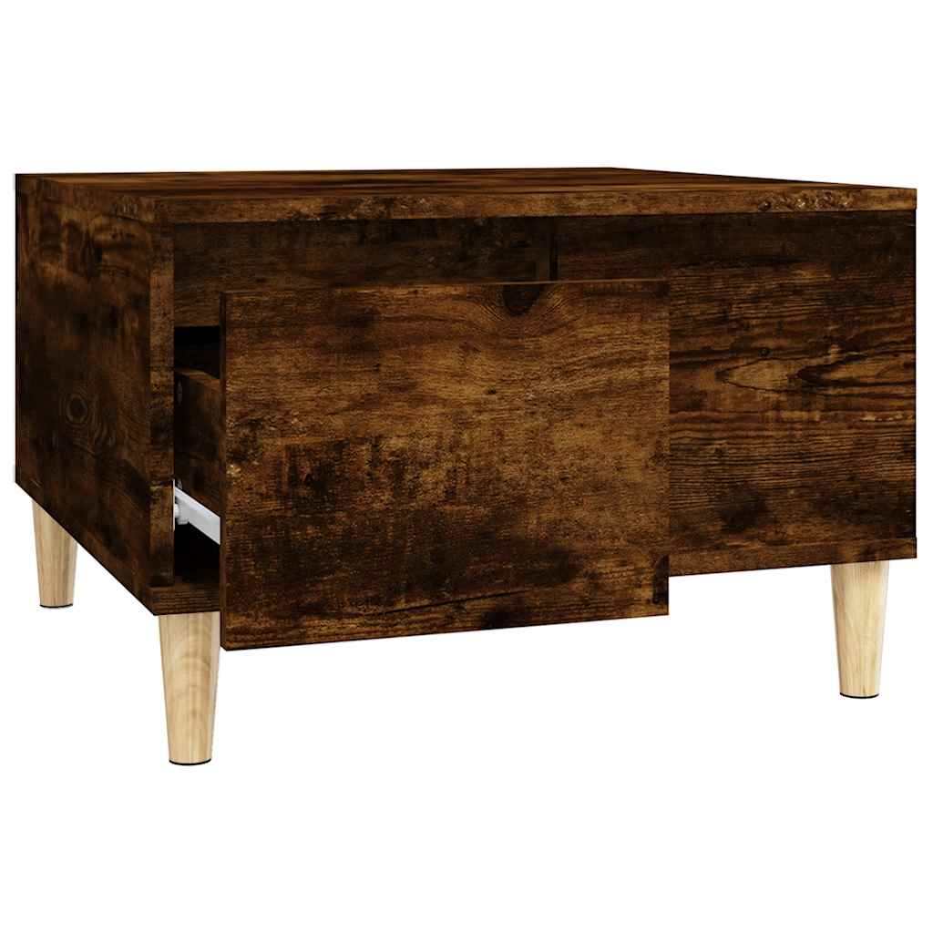 Stolić za kavu boja hrasta 55 x 55 x 36,5 cm konstruirano drvo