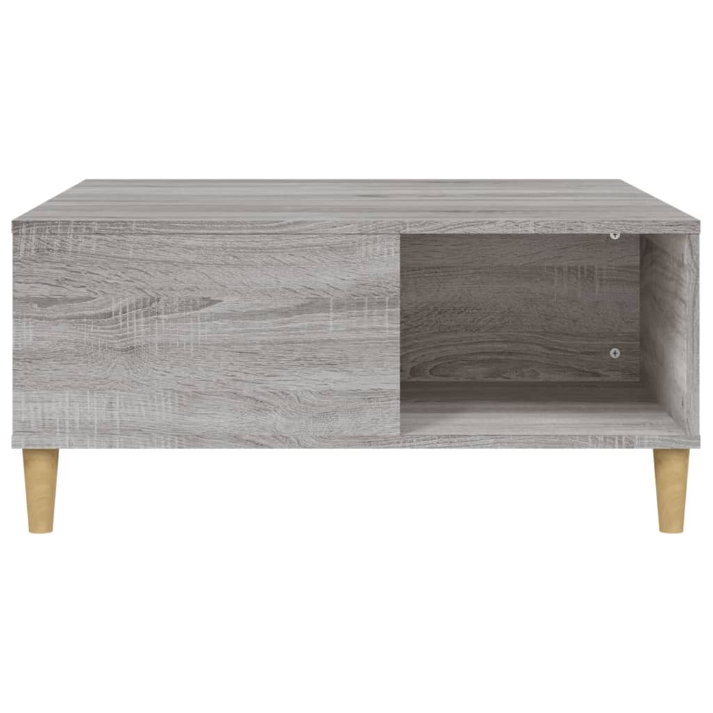 Stolić za kavu boja sivog hrasta 80x80x36,5cm konstruirano drvo