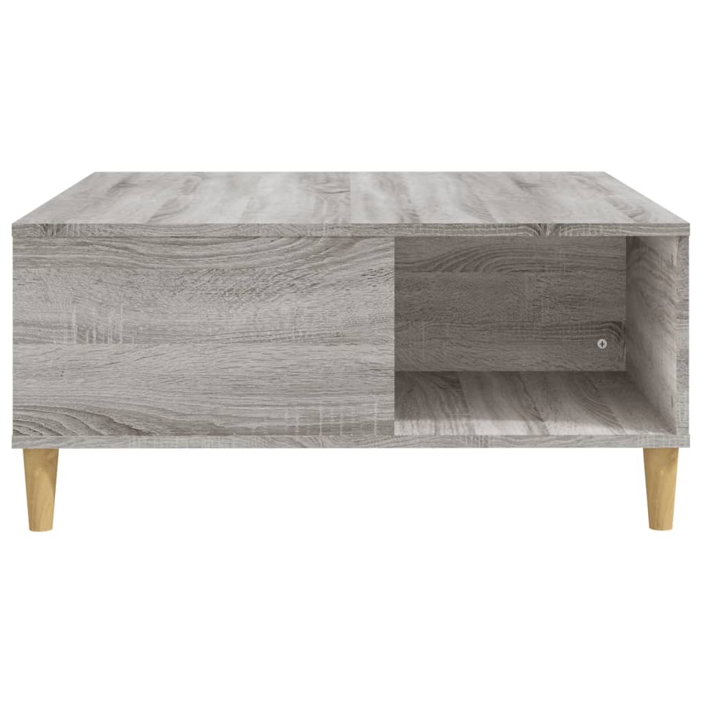 Stolić za kavu boja sivog hrasta 80x80x36,5cm konstruirano drvo