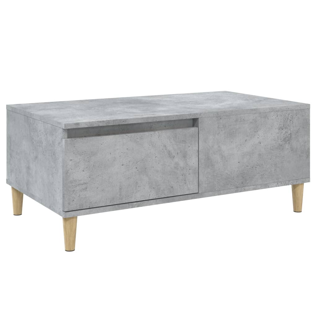 Stolić za kavu boja betona 90x50x36,5 cm konstruirano drvo