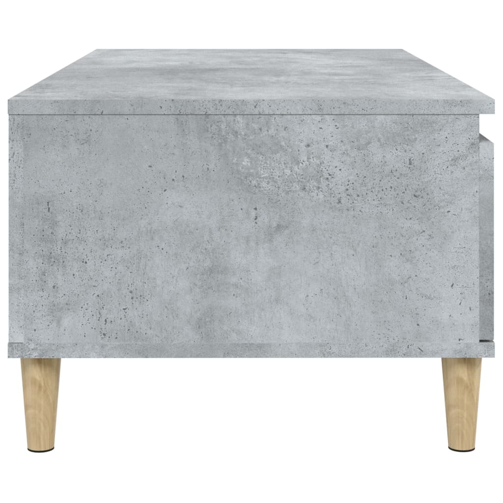 Stolić za kavu boja betona 90x50x36,5 cm konstruirano drvo