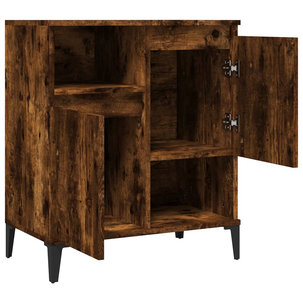 Komoda boja dimljenog hrasta 60 x 35 x 70 cm konstruirano drvo