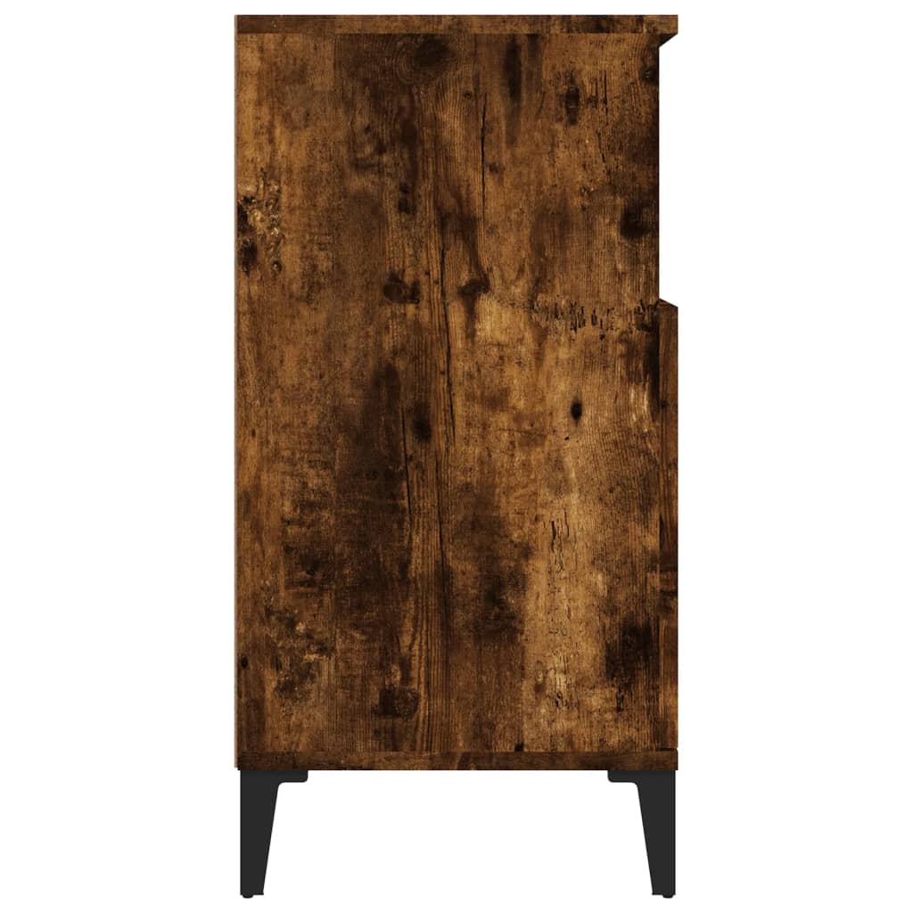 Komoda boja dimljenog hrasta 60 x 35 x 70 cm konstruirano drvo