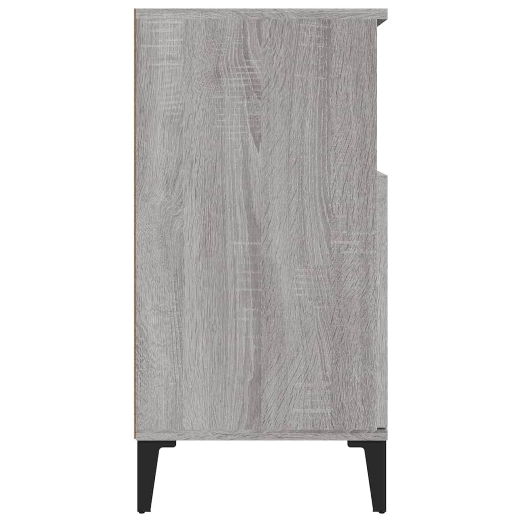 Komoda sivog hrasta sonome 60x35x70 cm od konstruiranog drva