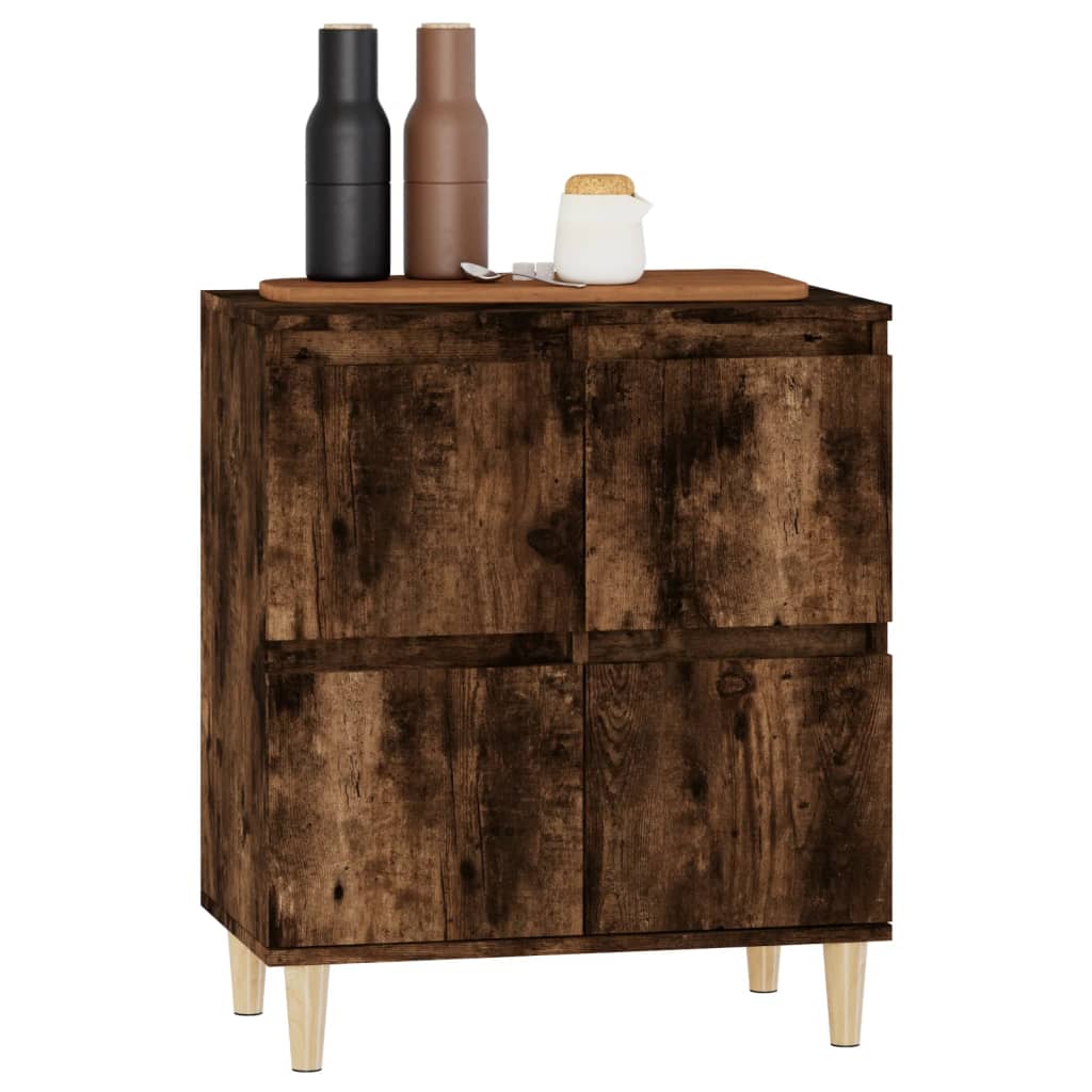 Komoda boja dimljenog hrasta 60 x 35 x 70 cm konstruirano drvo