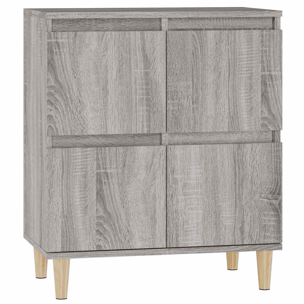 Komoda sivog hrasta sonome 60x35x70 cm od konstruiranog drva