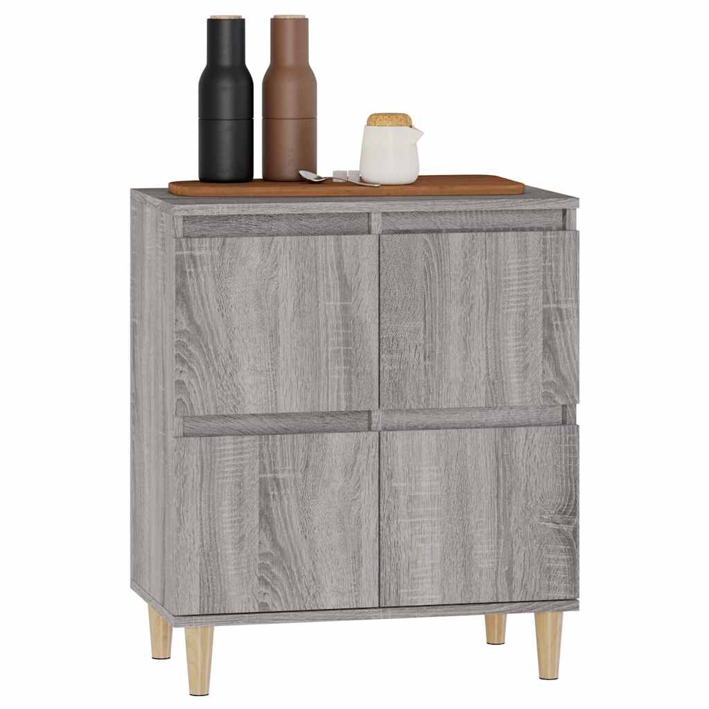 Komoda sivog hrasta sonome 60x35x70 cm od konstruiranog drva