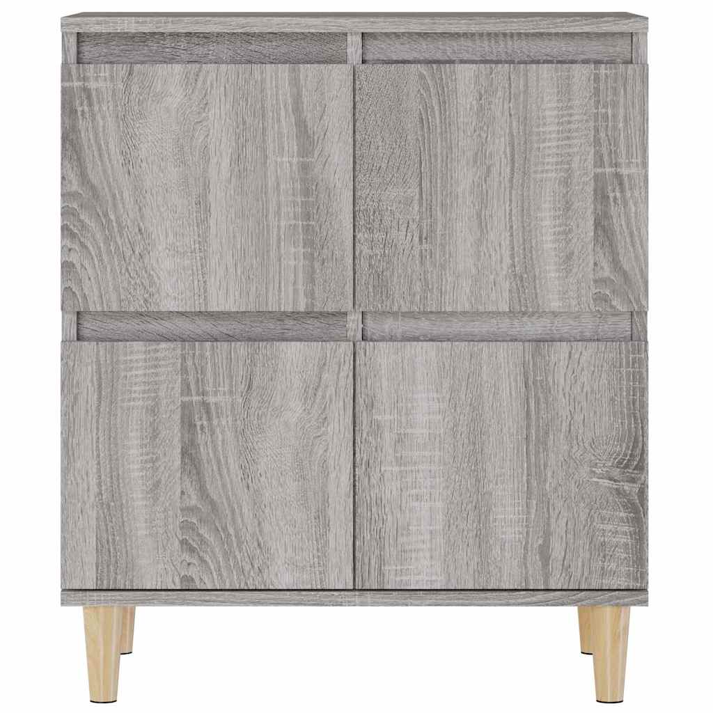 Komoda sivog hrasta sonome 60x35x70 cm od konstruiranog drva