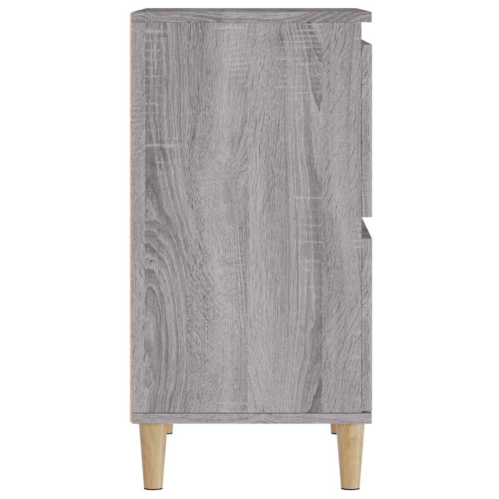 Komoda sivog hrasta sonome 60x35x70 cm od konstruiranog drva