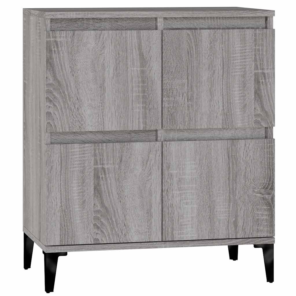 Komoda sivog hrasta sonome 60x35x70 cm od konstruiranog drva