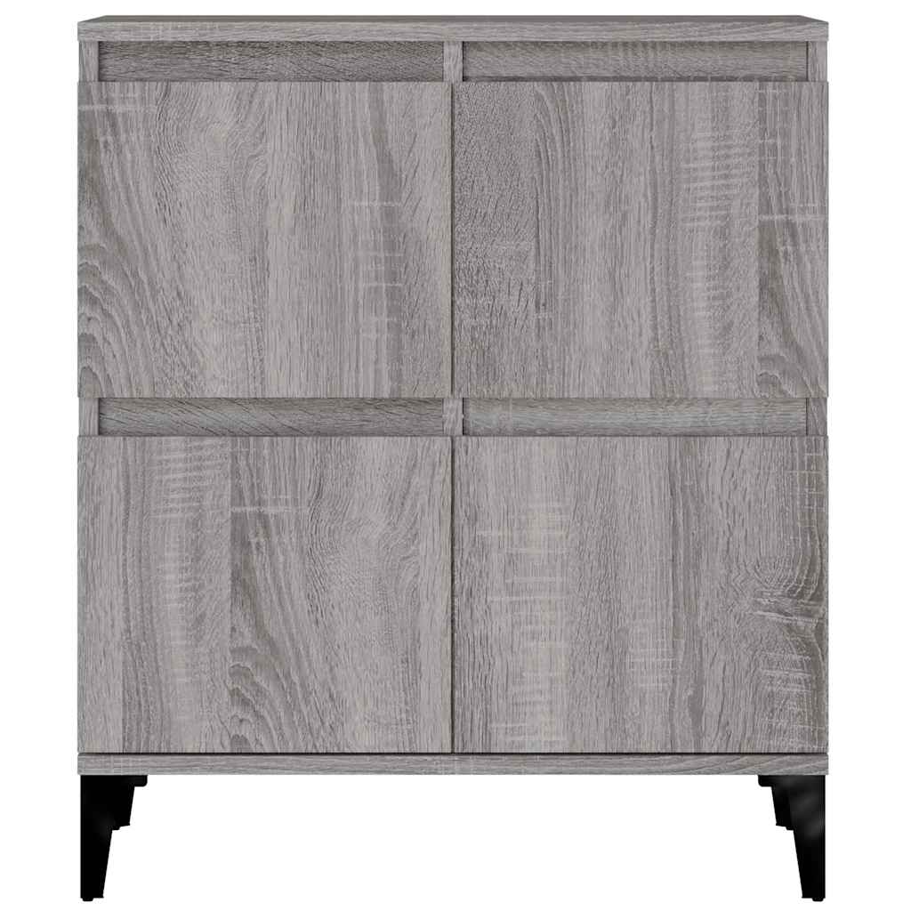 Komoda sivog hrasta sonome 60x35x70 cm od konstruiranog drva