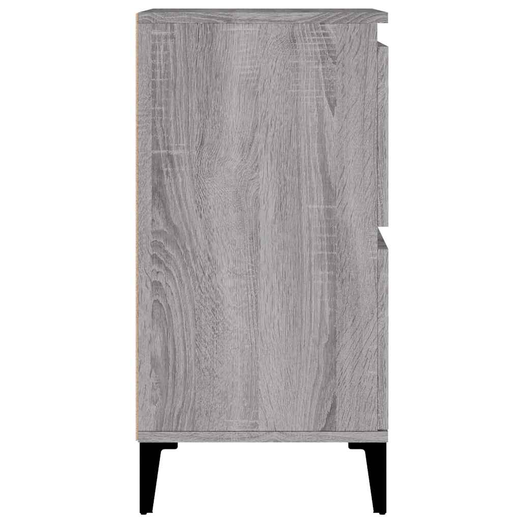 Komoda sivog hrasta sonome 60x35x70 cm od konstruiranog drva