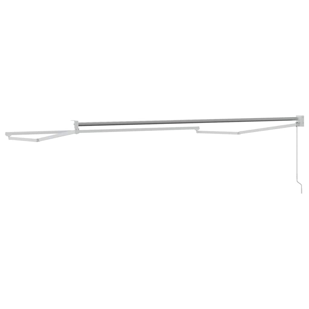 Sklopiva konstrukcija tende Bijeli 350 x 250 cm Aluminij