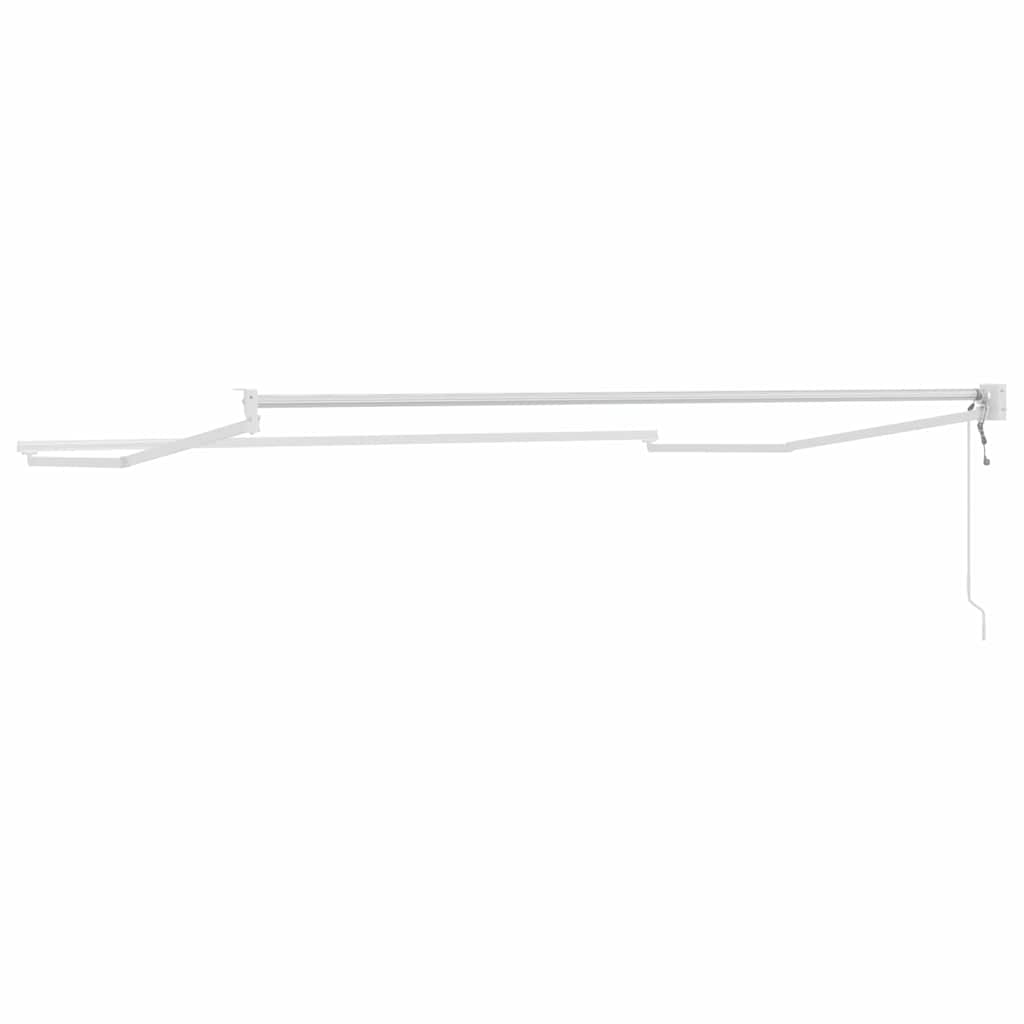 Sklopiva konstrukcija tende Bijeli 350 x 250 cm Aluminij