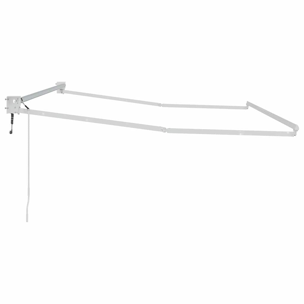 Sklopiva konstrukcija tende Bijeli 350 x 250 cm Aluminij