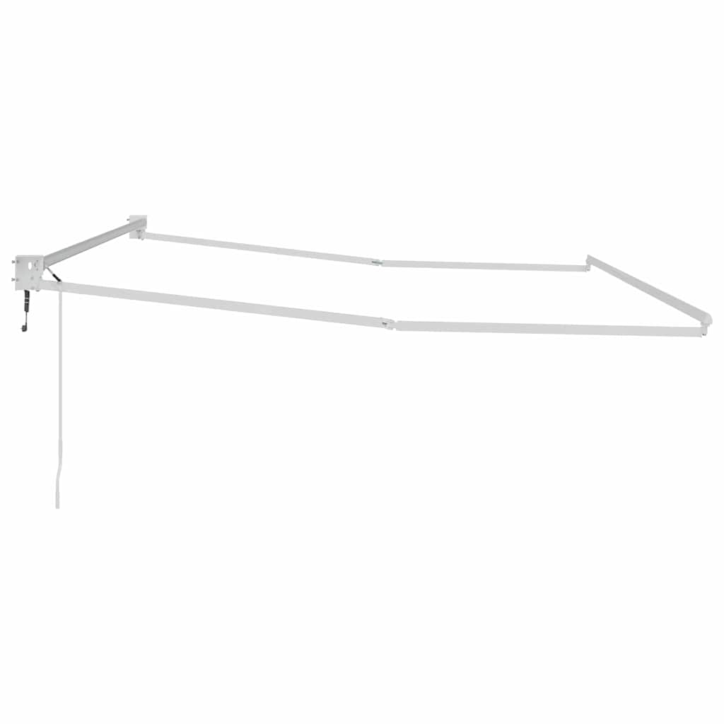 Sklopiva konstrukcija tende Bijeli 450 × 300 cm Aluminij