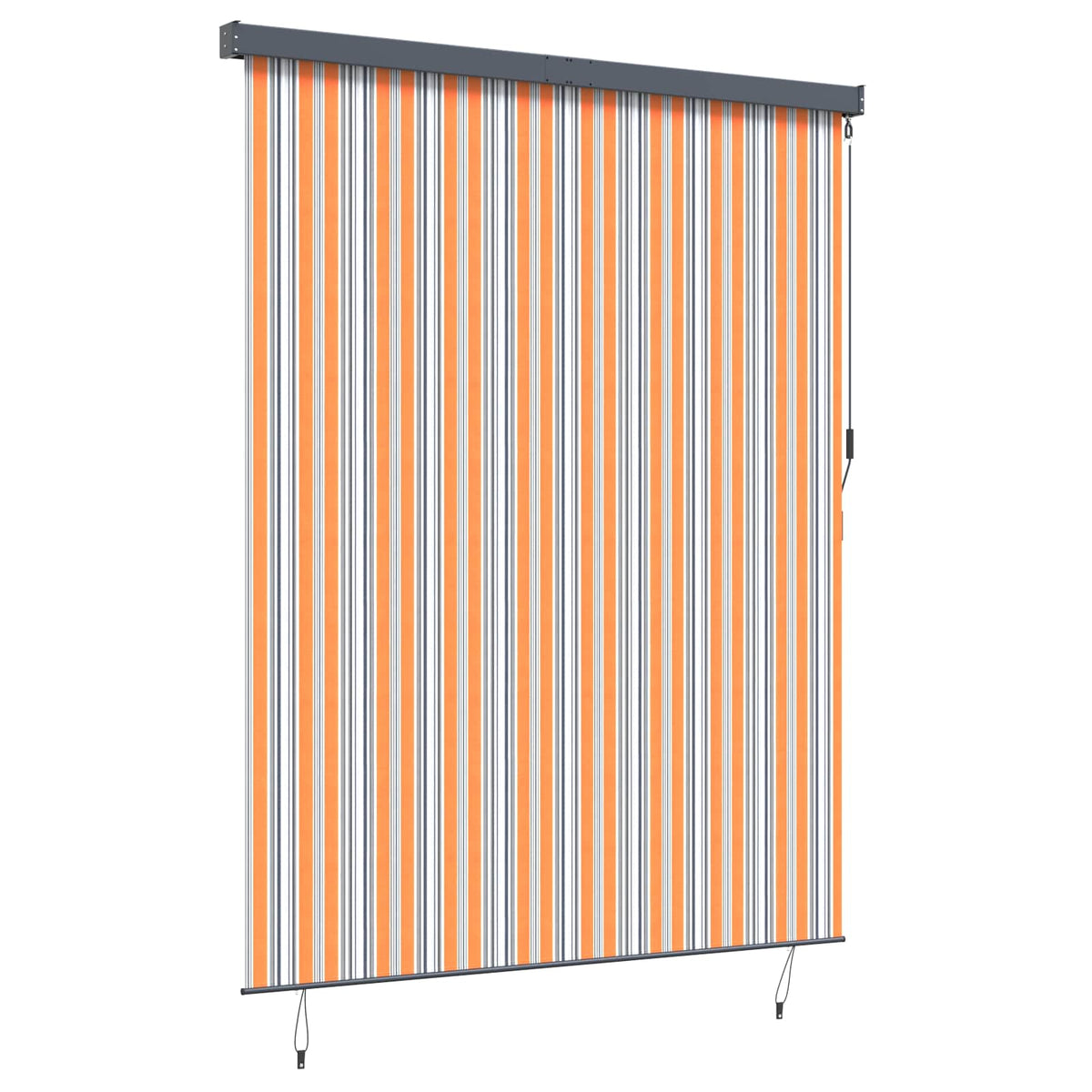 Rolo zavjesa Žuta i plava 200 x 250 cm Tkanina i aluminij