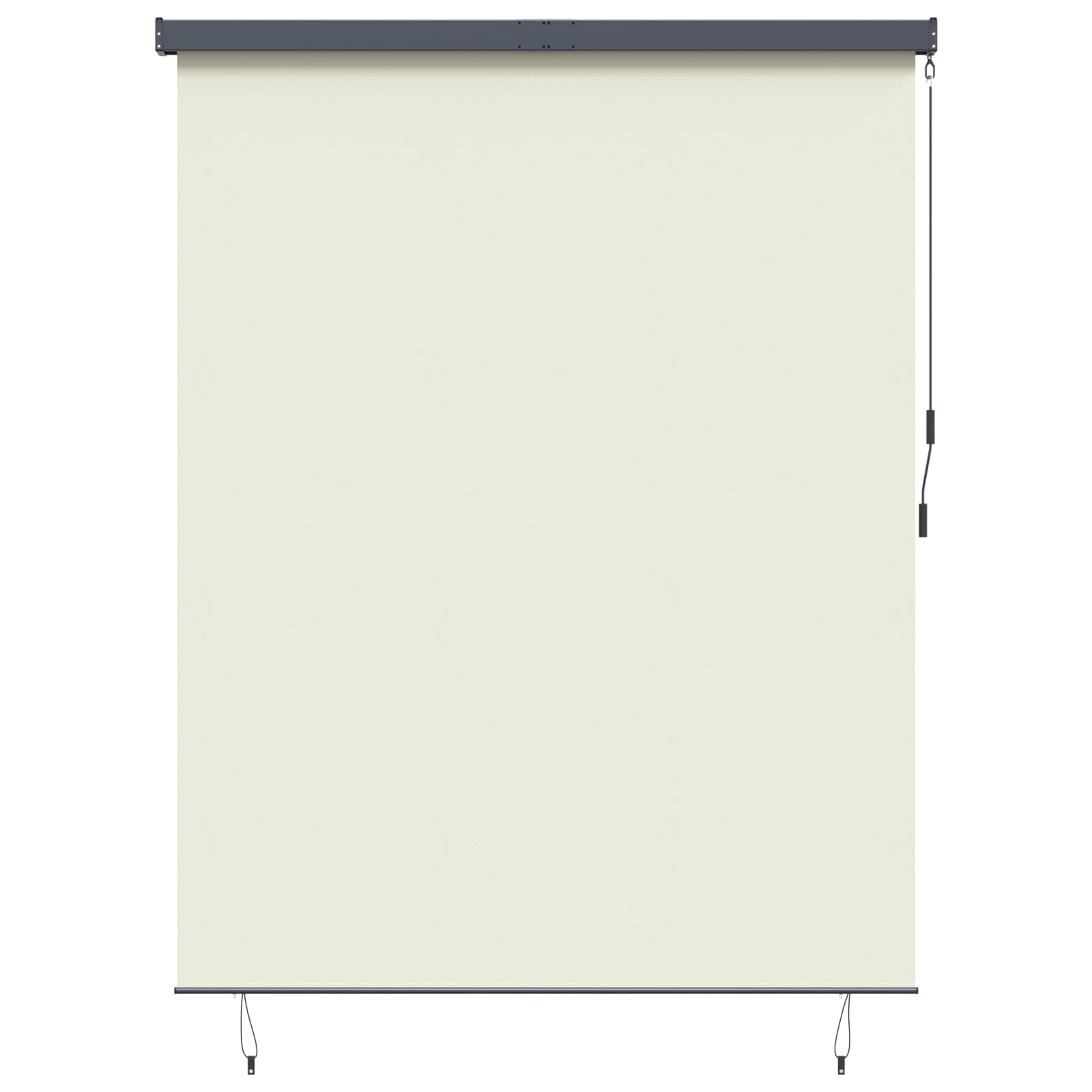Rolo zavjesa Krem 200 x 250 cm Tkanina i aluminij