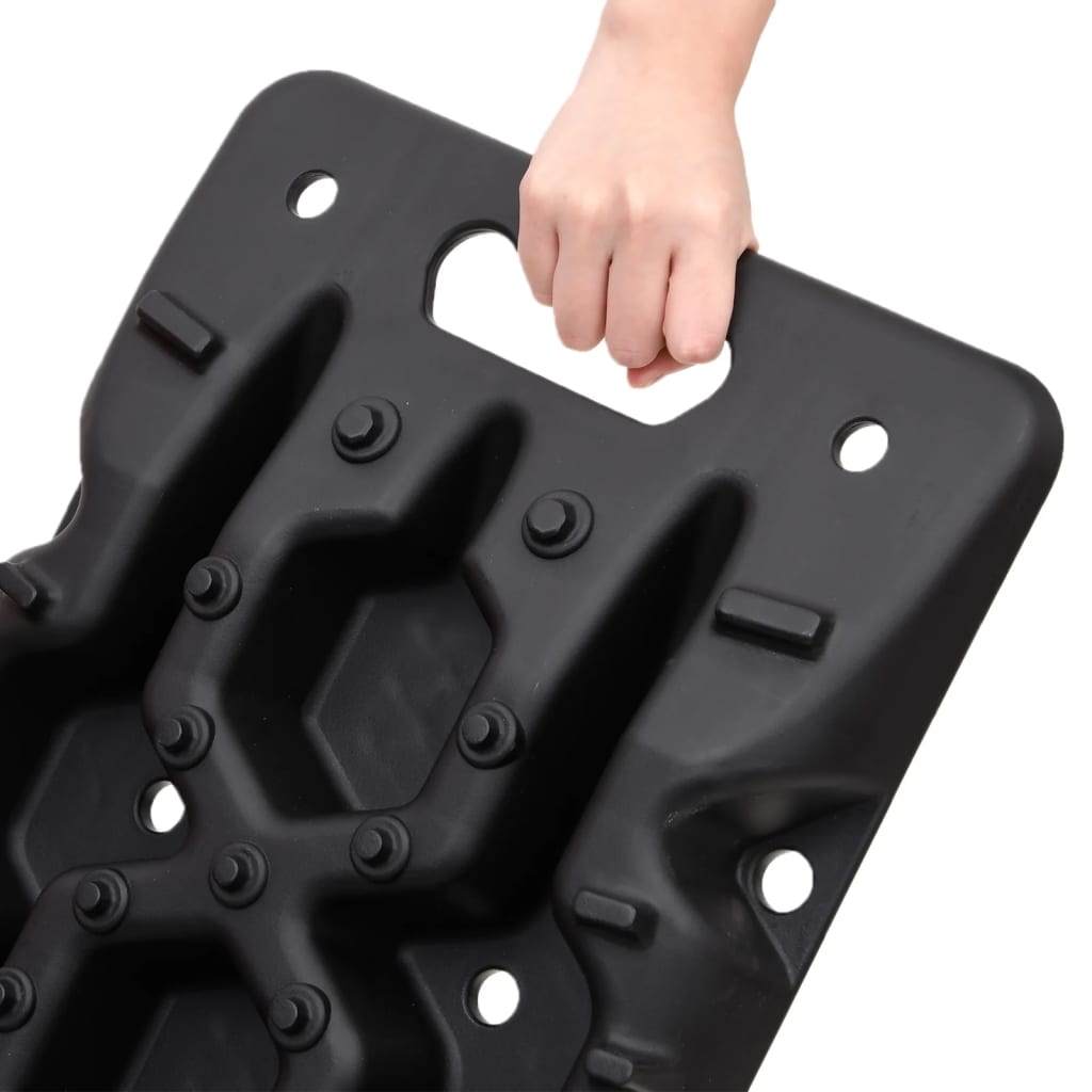 Daske za vuču 2 kom crne 107 x 31 x 7 cm najlonske
