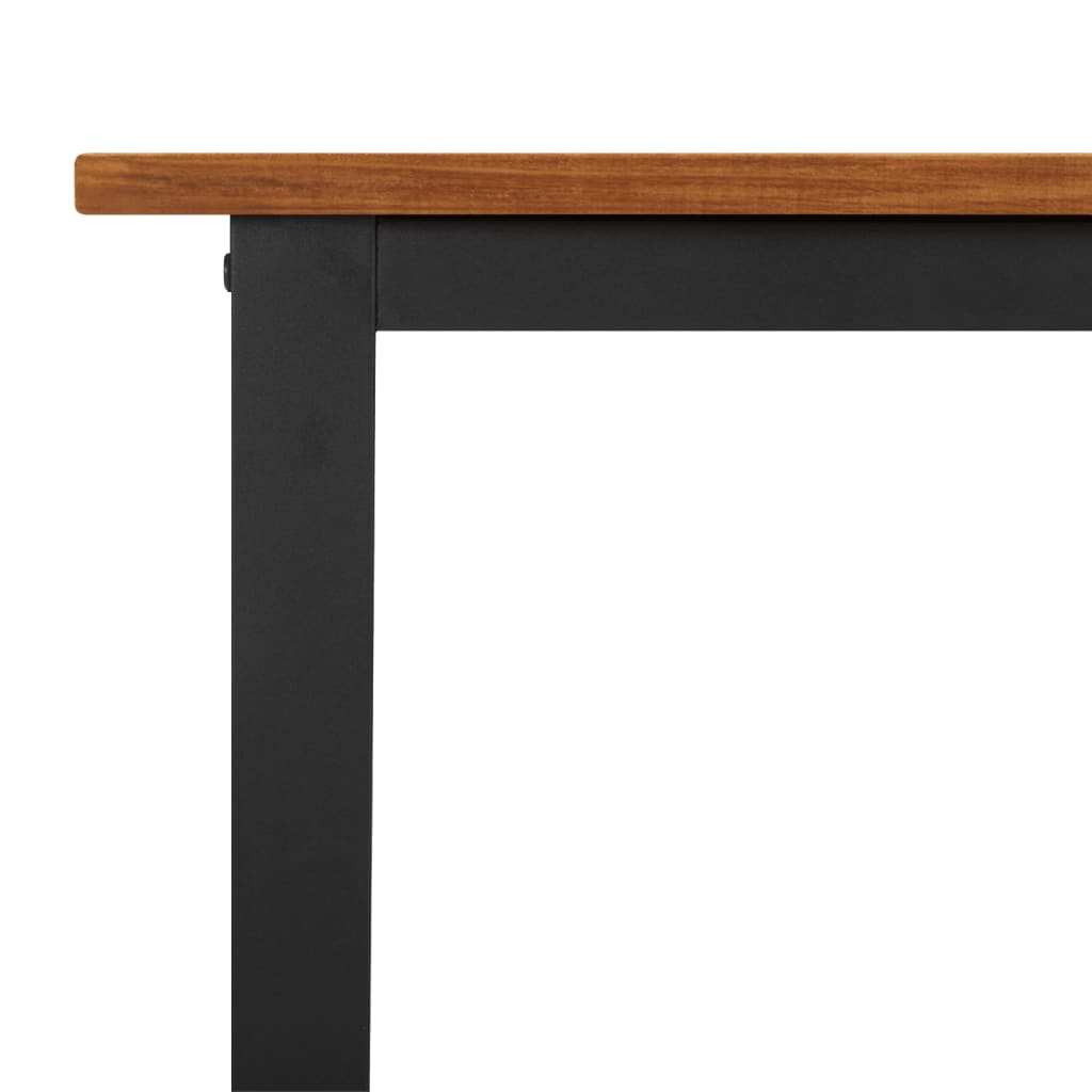 Vrtni stol s U-nogama 160 x 80 x 75 cm od masivnog drva bagrema