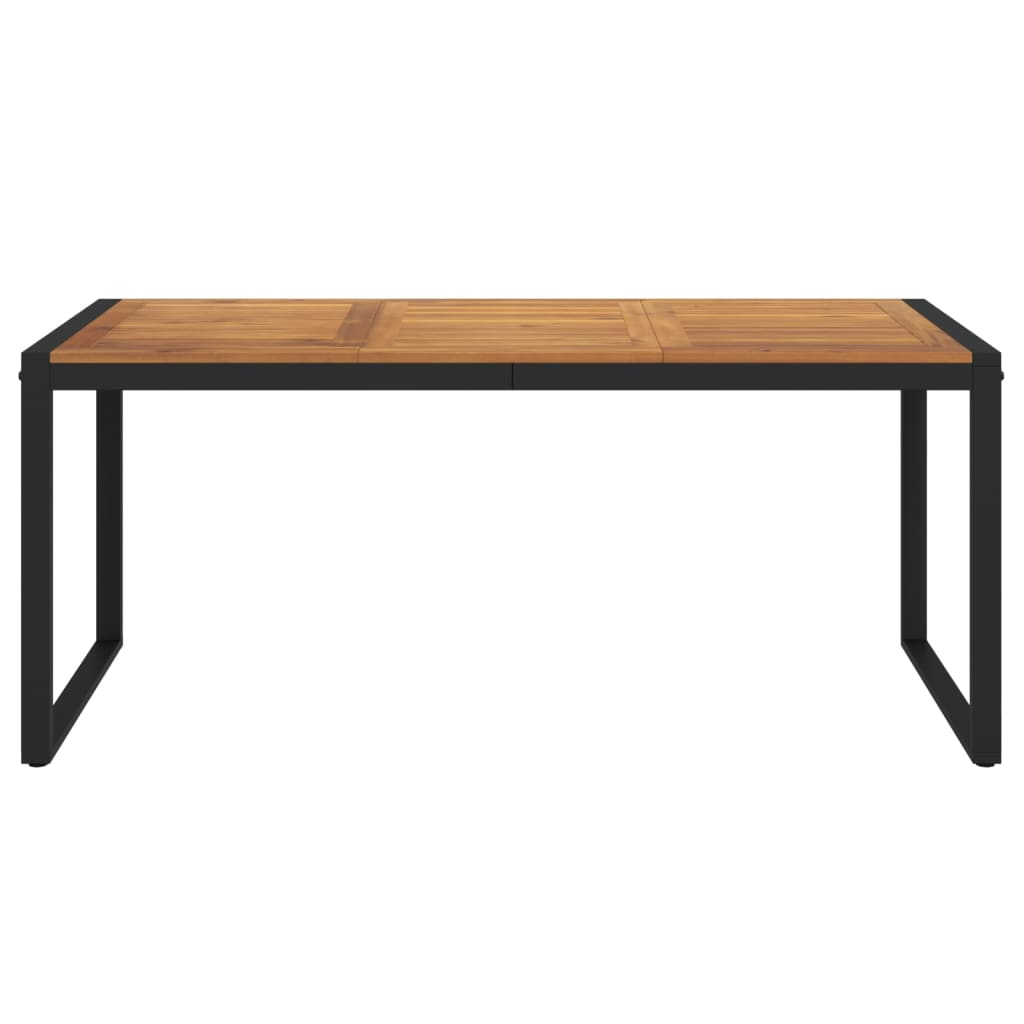 Vrtni stol s U-nogama 180 x 90 x 75 cm od masivnog drva bagrema