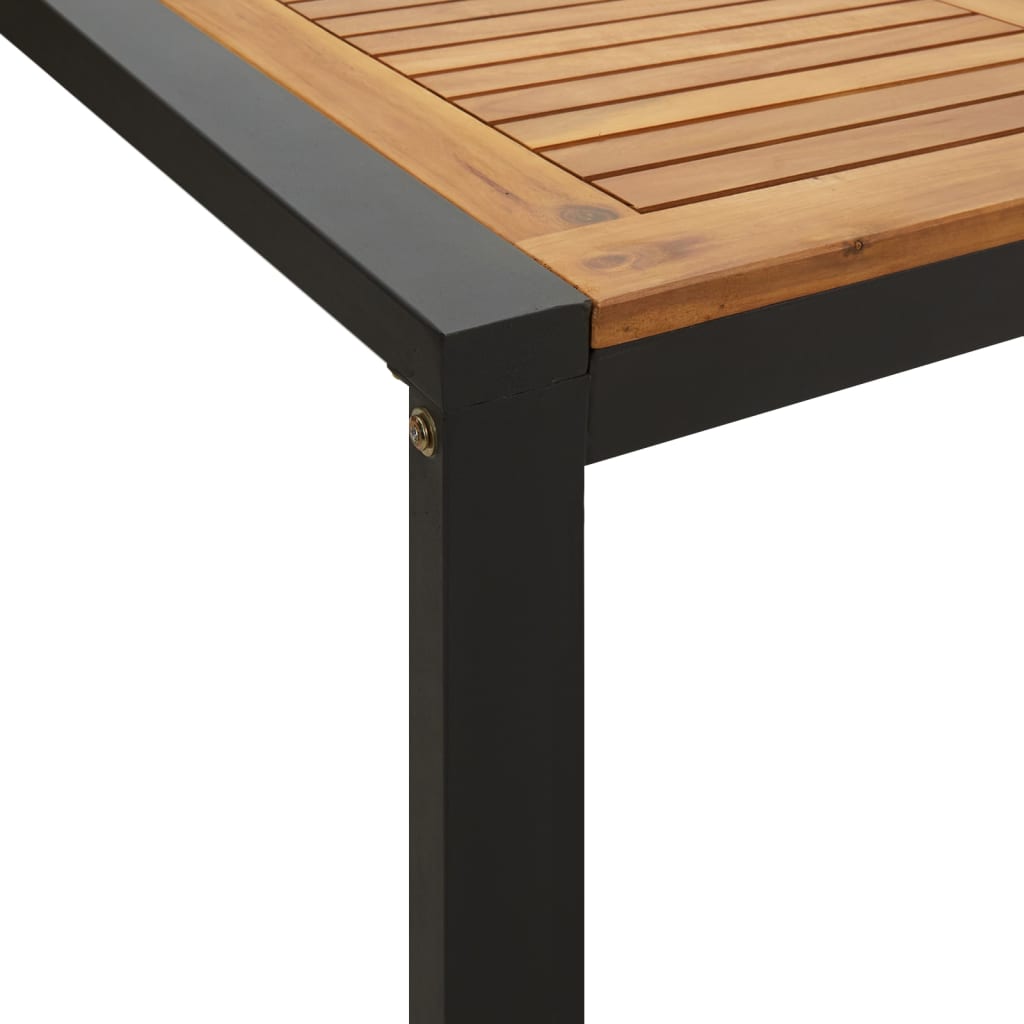 Vrtni stol s U-nogama 200 x 90 x 75 cm od masivnog drva bagrema