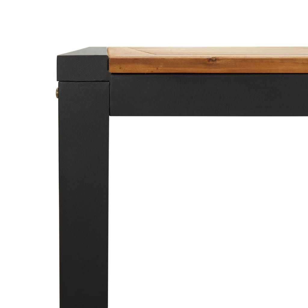 Vrtni stol s U-nogama 200 x 90 x 75 cm od masivnog drva bagrema