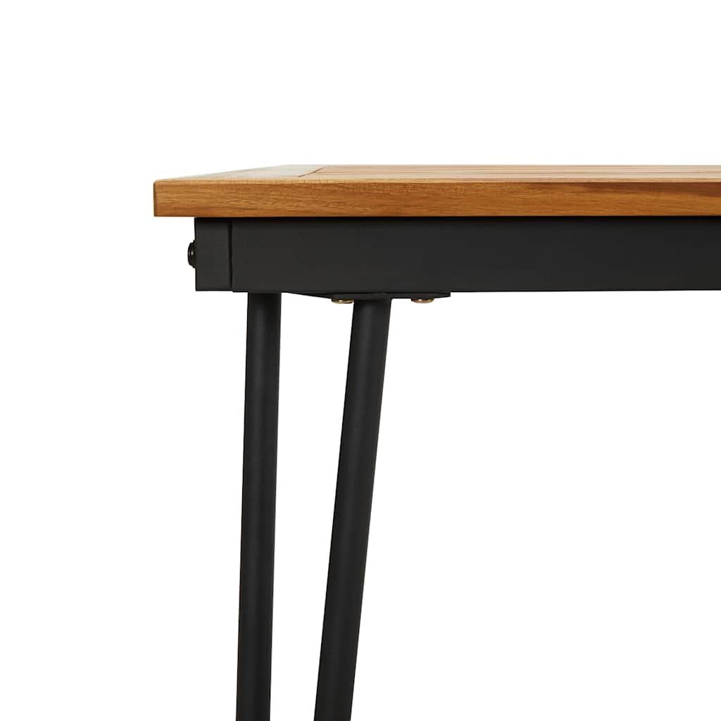 Vrtni stol s U-nogama 180x90x75 cm od masivnog drva bagrema