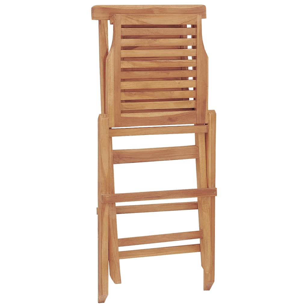 Sklopive vrtne stolice 2 kom 47x63x90 cm od masivne tikovine