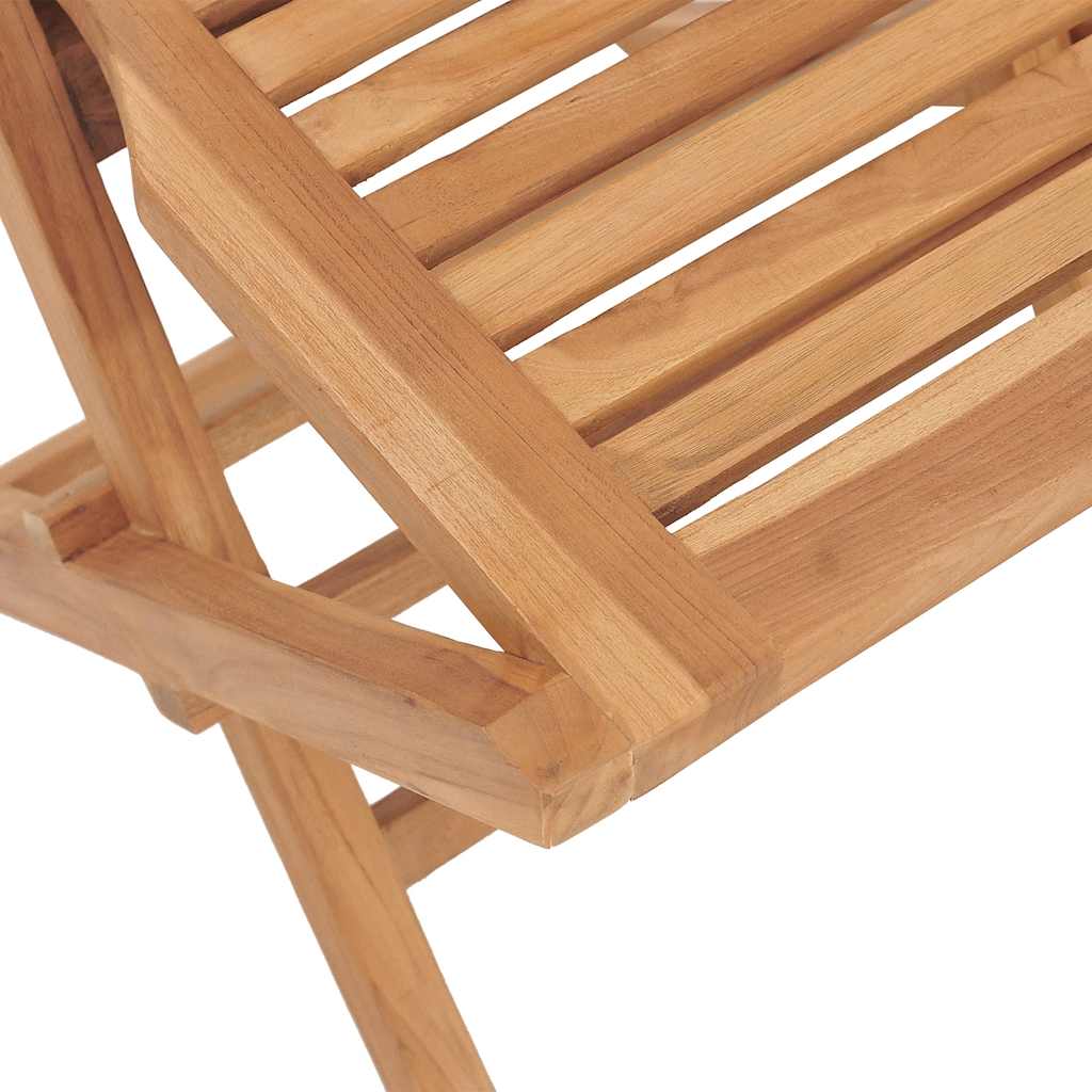 Sklopive vrtne stolice 2 kom 47x63x90 cm od masivne tikovine