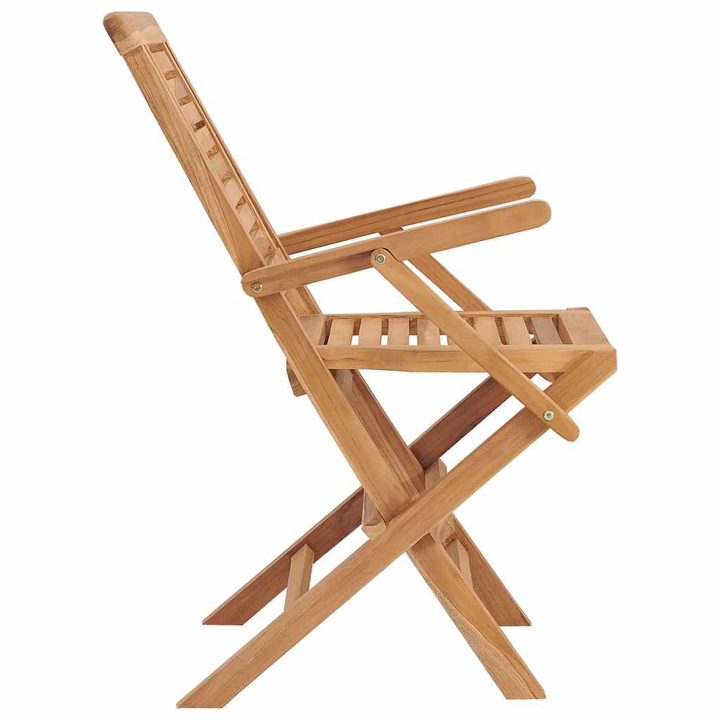 Sklopive vrtne stolice 2 kom 56x63x90 cm od masivne tikovine