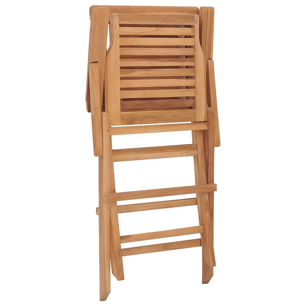 Sklopive vrtne stolice 2 kom 56x63x90 cm od masivne tikovine