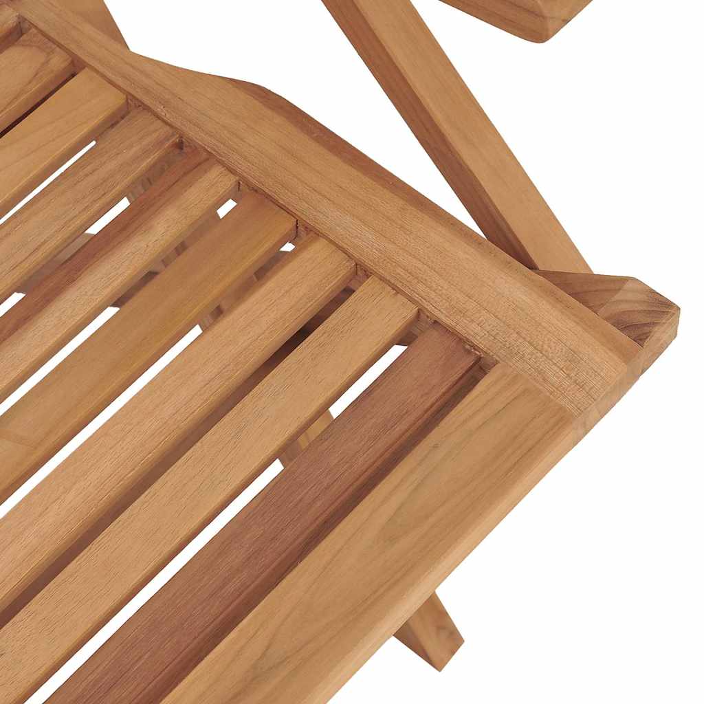 Sklopive vrtne stolice 2 kom 56x63x90 cm od masivne tikovine
