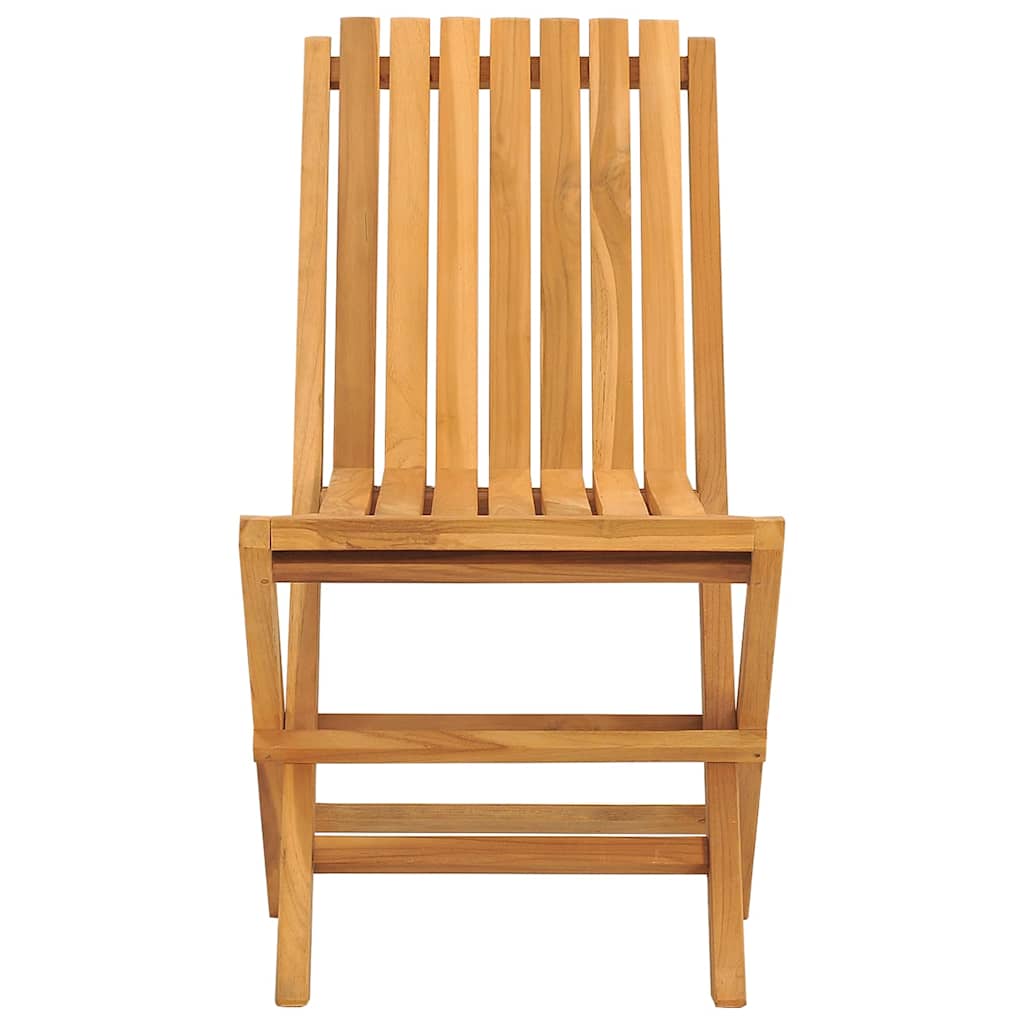 Sklopive vrtne stolice 2 kom 47x47x89 cm od masivne tikovine