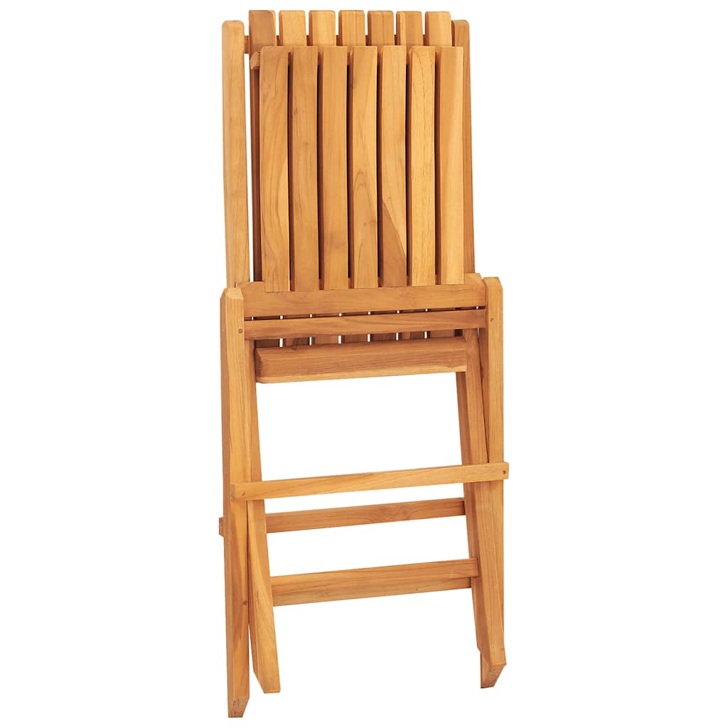 Sklopive vrtne stolice 2 kom 47x47x89 cm od masivne tikovine